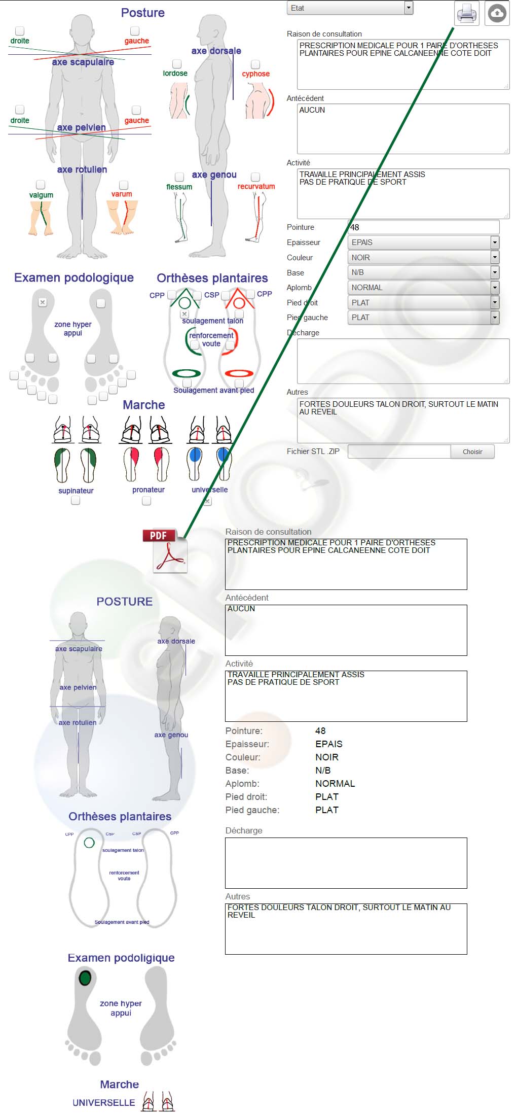 fiche de fabrication